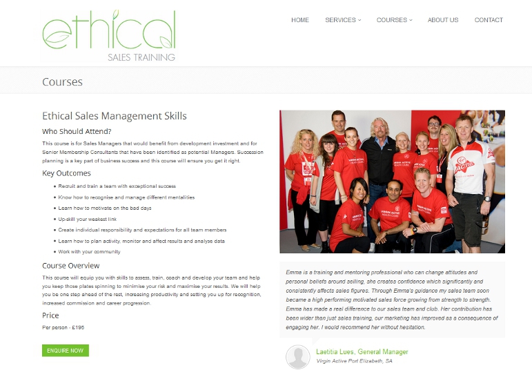 Responsive Website Design for Ethical